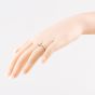 9ct Yellow Cold 0.25ct Lab Grown Diamond Square Cluster Ring THR48680-25 (YG)