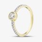 9ct Yellow Gold 0.50ct Lab Grown Diamond Shoulders Ring LGR47277-50 (YG) (CERT)