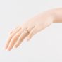 9ct Yellow Gold 0.50ct Lab Grown Pear Shaped Diamond Shoulders Ring LGR47278-50 (YG)(CERT)