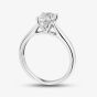 9ct White Gold 1.00ct Certificated Oval Cut Lab Grown Diamond Solitaire Ring LGR45981-100SF (WG)(CERT)