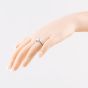 9ct White Gold 1.00ct Certificated Oval Cut Lab Grown Diamond Solitaire Ring LGR45981-100SF (WG)(CERT)