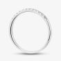 9ct White Gold 0.20ct Certificated Round Cut Lab Grown Diamond Half Eternity Ring LGR50732-120B