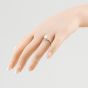 9ct White Gold 1.20ct Certificated Radiant Cut Lab Grown Diamond Shoulder Set Solitaire Ring LGR50744-120