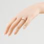 9ct Yellow Gold 1.10ct Certificated Oval Cut Lab Grown Diamond Shoulder Set Solitaire Ring LGR48743-110