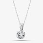 9ct White Gold Certified Lab Grown 1.00ct Brilliant Cut Diamond Pendant Necklace LGP3119-100 (WG)
