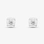 9ct White Gold Lab Grown 0.50ct Brilliant Cut Diamond Solitaire Stud Earrings LGE2534-50AN (WG)