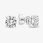 9ct White Gold 2.00ct Certified Lab Grown Brilliant Cut Diamond Stud Earrings LGE2534-200 (WG)