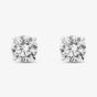 9ct White Gold 2.00ct Certified Lab Grown Brilliant Cut Diamond Stud Earrings LGE2534-200 (WG)