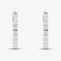 9ct White Gold 1.00ct Lab Grown Diamond Hoop Earrings LGE41046-100