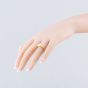 18ct Yellow Gold 2.58ct Certificated Oval Cut Lab Grown Diamond Three Stone Ring MISC 4