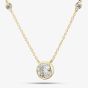 9ct White Gold 1.25ct Lab Grown Diamond Pendant LGN44388-125SF (YG)(CERT)