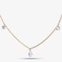 9ct Yellow Gold 1.00ct Multi Cut Lab Grown Diamond Necklace LGN47394-100