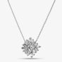 9ct White Gold 0.65ct Lab Grown Diamond Cluster Pendant LGN45914-65SF