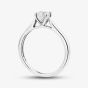 Silver 0.50ct Certificated Round Cut Lab Grown Diamond Solitaire Ring LGR44406-50SF (SIL)(CERT)