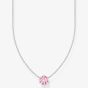 THOMAS SABO Silver With Pink Cubic Zirconia Necklace KE2210-051-9-L45V