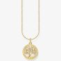 THOMAS SABO Gold Plated Tree Of Love Necklace KE2220-427-39-L45V