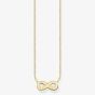 THOMAS SABO Gold Plated Infinity Necklace KE2221-413-39-L45V