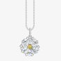 THOMAS SABO Ladies Silver Flower Pendant Necklace KE2086-051-4-L45V