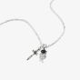 THOMAS SABO True Romance Silver Sword & Rose Necklace KE2352-691-11-L45V
