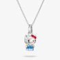 THOMAS SABO Hello Kitty Blue Charm Necklace KE2389-M06-7-L45V