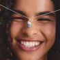 THOMAS SABO Hello Kitty Blue Charm Necklace KE2389-M06-7-L45V