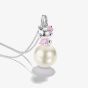THOMAS SABO Hello Kitty Pink Pearl Charm Necklace KE2391-M06-7-L50V