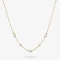 THOMAS SABO Classics 18ct Yellow Gold Plated Freshwater Pearls Necklace KE2120-M01-14-L45V