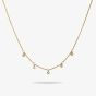 THOMAS SABO Classics 18ct Yellow Gold Plated Cubic Zirconia Necklace KE2071-M01-14-L45V