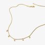 THOMAS SABO Classics 18ct Yellow Gold Plated Cubic Zirconia Necklace KE2071-M01-14-L45V