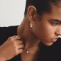 THOMAS SABO Classics 18ct Yellow Gold Plated Cubic Zirconia Double Chain Pendant KE2294-M01-14-L45V