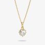 THOMAS SABO Classics 18ct Yellow Gold Cubic Zirconia Heart Pendant KE2386-M01-14-L45V