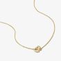 THOMAS SABO Together 18ct Yellow Gold Plated Cubic Zirconia Interlinked Pendant KE2385-M01-14-L45V