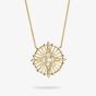 THOMAS SABO 18ct Yellow Gold Plated Cubic Zirconia Star Talisman Pendant KE2393-M01-14-L45V