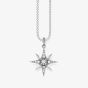 THOMAS SABO Royalty Star Cubic Zirconia Necklace KE1825-643-14-L45V