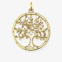 THOMAS SABO Gold Plated Tree Of Love Pendant PE823-413-39