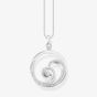 THOMAS SABO Ladies Silver Wave Pendant Necklace KE2143-051-14-L45V