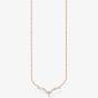 THOMAS SABO Rose Gold Plated Necklace KE2172-416-14-L45V