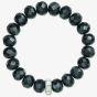 THOMAS SABO Silver Obsidian Bracelet X0035-023-11