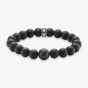 THOMAS SABO Matte Obsidian Bracelet A1085-023-11