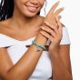 THOMAS SABO Ladies Silver Imitation Turquoise Bead Bracelet X0293-404-17