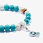 THOMAS SABO Silver Beads Colourful Stones Bracelet X0293-951-7