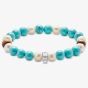 THOMAS SABO Silver Beads Colourful Stones Bracelet X0293-951-7