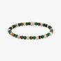 THOMAS SABO Green & Brown Multi Beaded Bracelet A2183-468-7