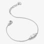 THOMAS SABO Bold Elegance Silver Three Stone Cubic Zirconia Bracelet A2221-051-14-L19V