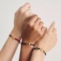 THOMAS SABO Together Brown Textile Cubic Zirconia Intertwined Bracelet A2236-M03-2