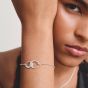 THOMAS SABO Together Sterling Silver Cubic Zirconia Intertwined Bracelet A2233-051-14