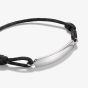 THOMAS SABO Together Black Textile Engravable ID Bracelet A2238-001-11