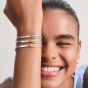 THOMAS SABO Together Pink Textile Engravable ID Bracelet A2238-001-9