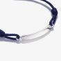 THOMAS SABO Together Blue Textile Engravable ID Bracelet A2238-001-32