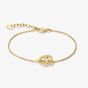 THOMAS SABO Together 18ct Yellow Gold Plated Cubic Zirconia Interlinked Bracelet A2239-M01-14